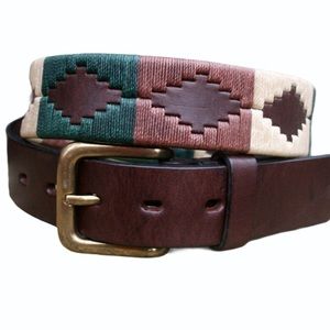 TATÚ Size 32 brown Leather Silver Buckle Belt